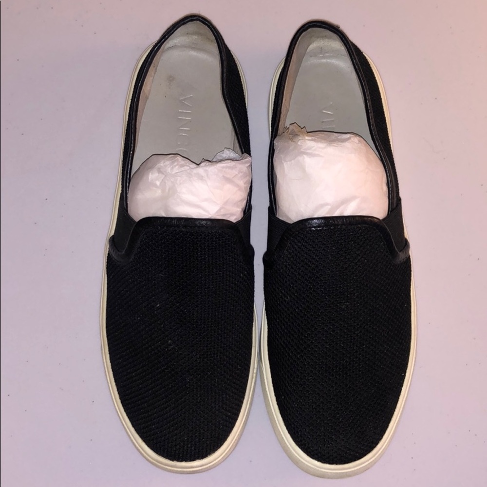 Vince Blair slip on black sneakers